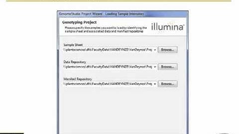 Genome Studio - Getting Started