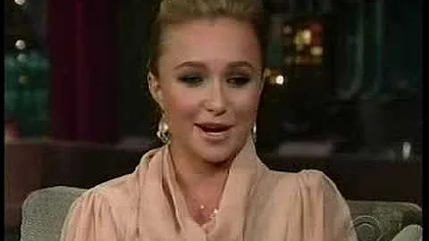 Hayden Panettiere - David Letterman