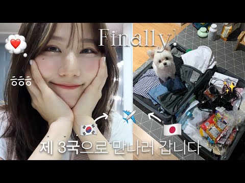 드디어 제 3국으로 남자친구 만나러 갈 준비 ! 너무 떨려요...[국제커플] 수영복, 염색, 쇼핑 🛍