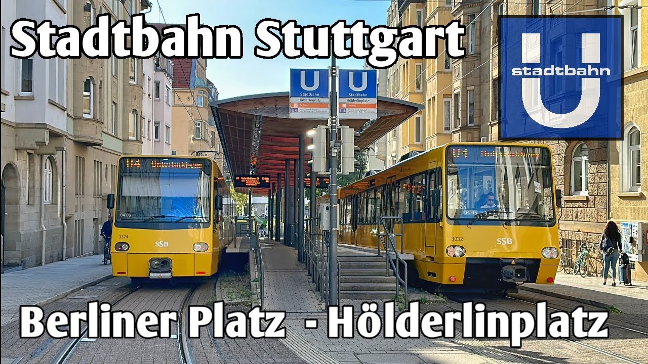 Stadtbahn Stuttgart - Berliner Platz - Hölderinplatz | Stuttgart 2023