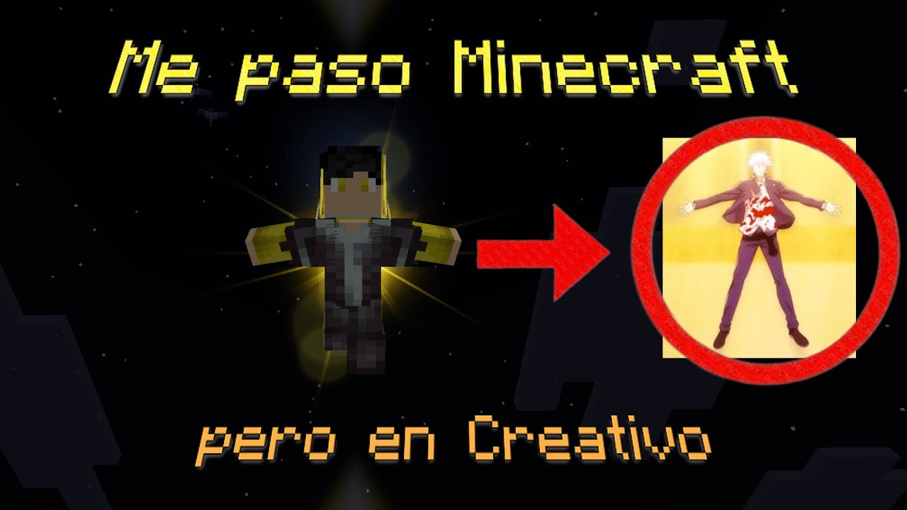 🔨¡Me paso Minecraft pero en CREATIVO!⛏️
