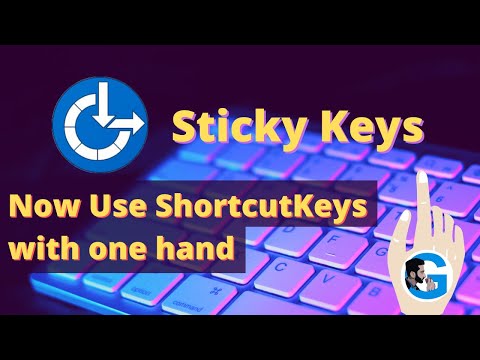 How to Use Sticky Keys in Windows 10 | Activate or Disable Sticky Keys