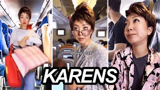 Karen stories on the plane