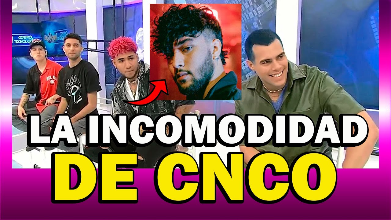 CNCO INCOMODOS EN PROGRAMA EL SHOW DEL MEDIODIA,  HABLAN DE JOEL DE LEON  Y CANTAN TAN ENAMORADOS