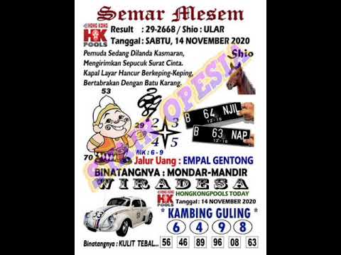 Syair Jitu Hk 14 November 2020 Youtube<script async src=