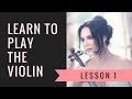 Learn the VIOLIN ONLINE | Lesson 1/30 | How to hold the violin & bow
