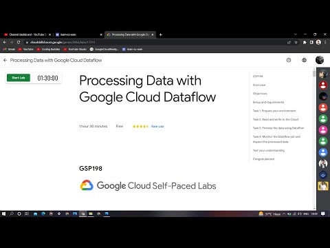 Processing Data with Google Cloud Dataflow #googlecloud #qwiklabs #CodingBuddies