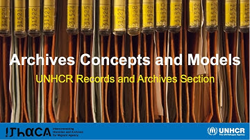 1. Archives Concepts and Models