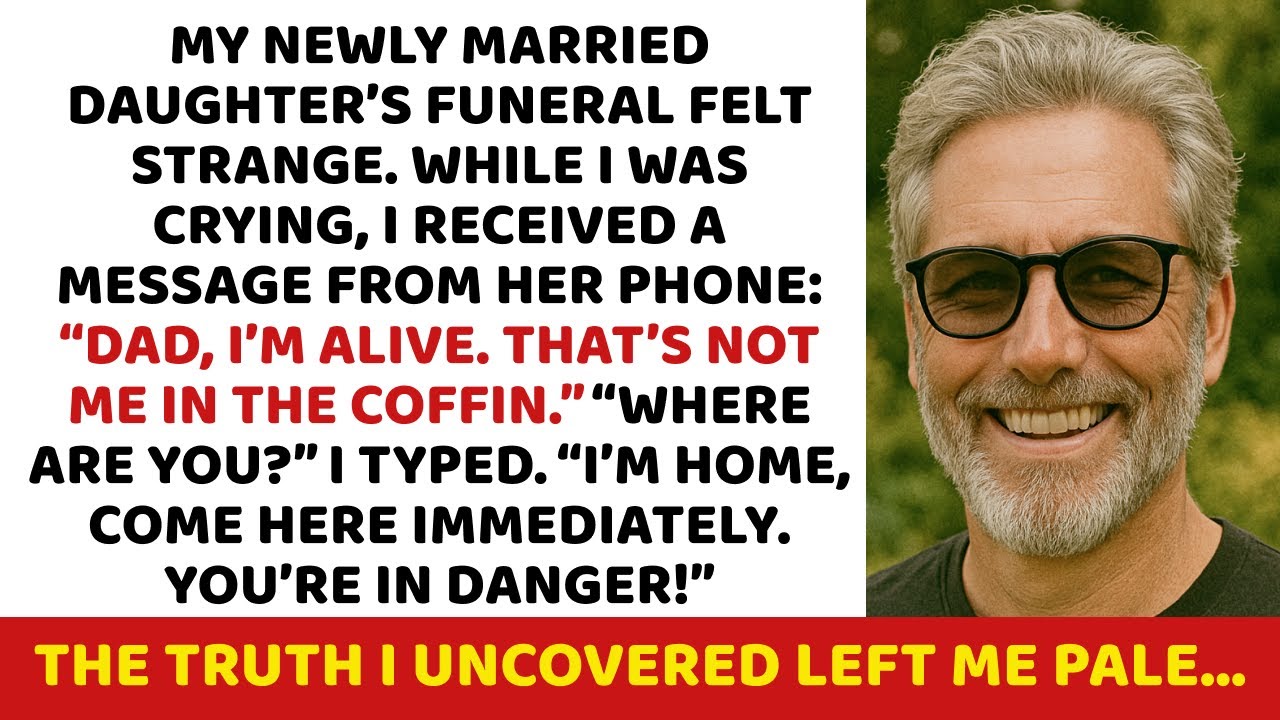 My newly married daughter’s funeral felt strange. While I was crying, I received a message from her.