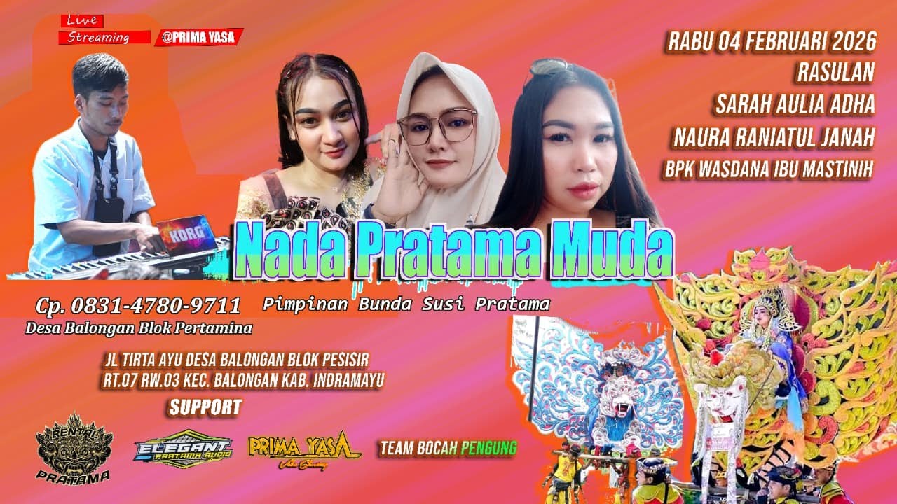 [LIVE] NADA PRATAMA MUDA RASULAN Sarah Aulia Adha Naura Raniatul Janah  Rabu 4 Februari 2026