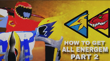 How to get all energem including gold and King kyoryu red in PRSG