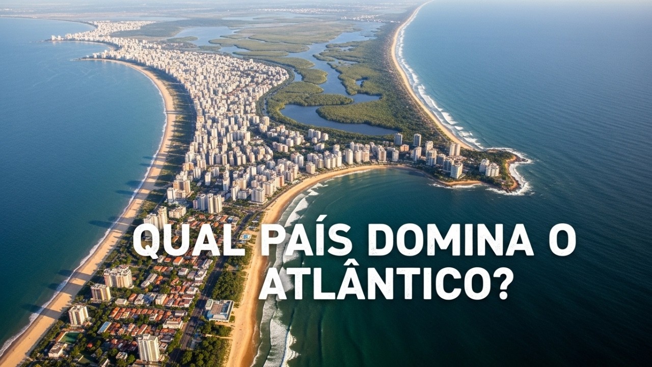 Qual país tem o maior litoral banhado pelo Oceano Atlântico? Você sabe ...