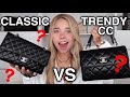 CHANEL CLASSIC FLAP VS TRENDY CC  *Which one IS BETTER?* | comparison + review