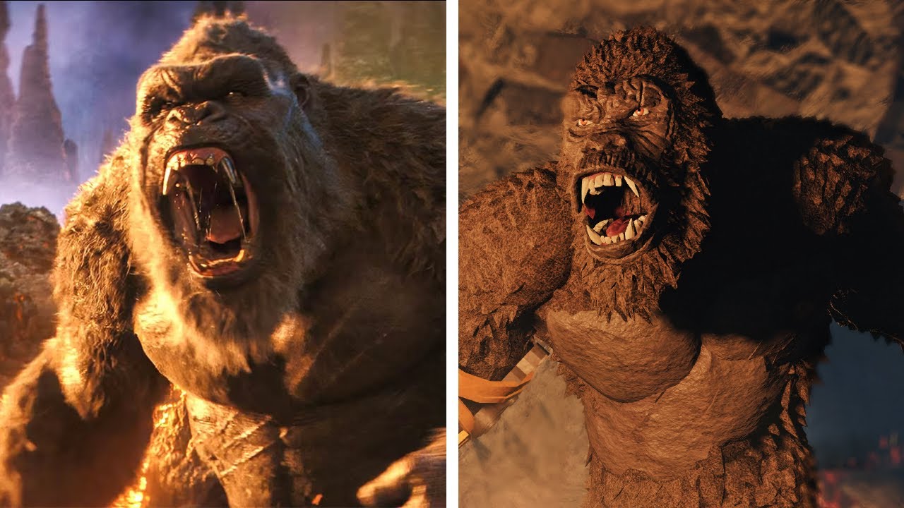 KONG 2024 References In MOVIE VS GAME | Age Of Titans