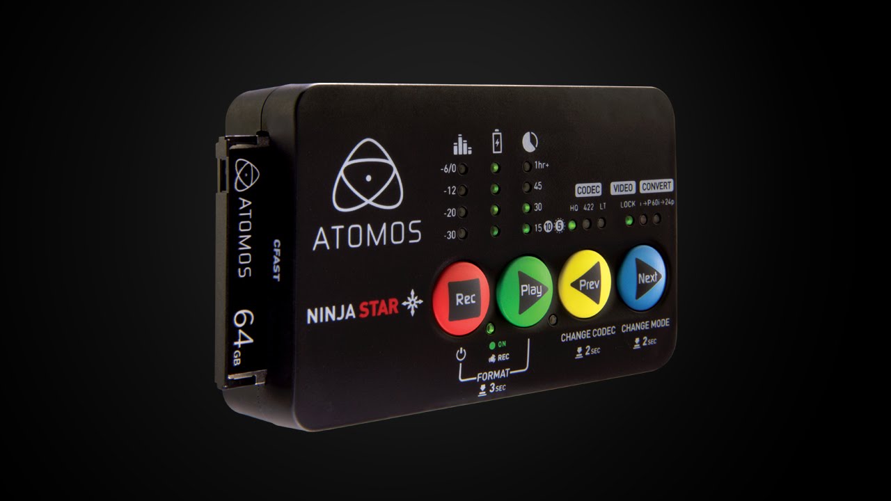 Ninja Star - ProRes Recording & Playback for any Camera - YouTube