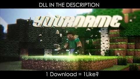 EPIC FREE MineCraft INTRO TEMPLATE w/ TUTORIAL