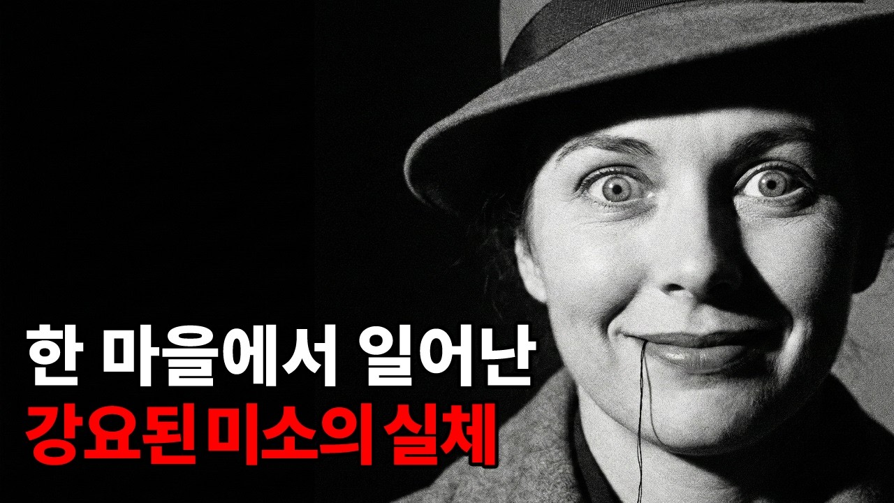 [괴담 라디오] 입술을 꿰매서라도 행복을 증명하라, 70년 전 봉인된 '웃음 박제' 의식의 실체