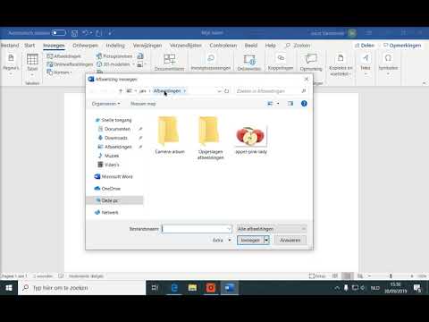 Video: Een afbeelding invoegen in een Word-document: 9 stappen (met afbeeldingen)