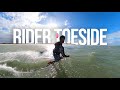 Rider toeside facilement en kitesurf sans sarrter