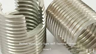 Bashan supply 302 307 308 type self tapping threaded inserts