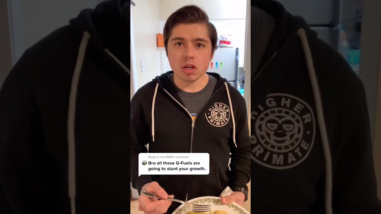 «Вся эта энергетическая добавка GFUEL замедлит ваш рост!» ⚡️😳