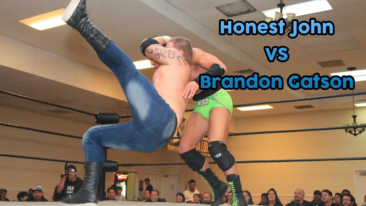 Pro Wrestling Match - Honest John vs Brandon Gatson