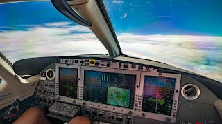 Flying an Eclipse Jet Through a Hurricane