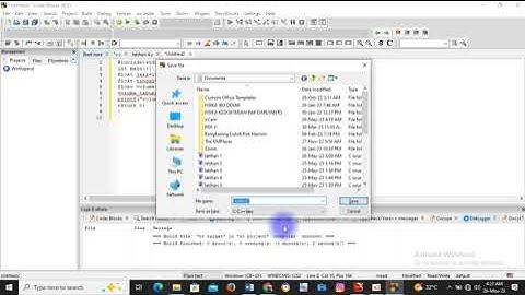 Program C++ untuk menghitung volume tabung di appk code Blocks.
