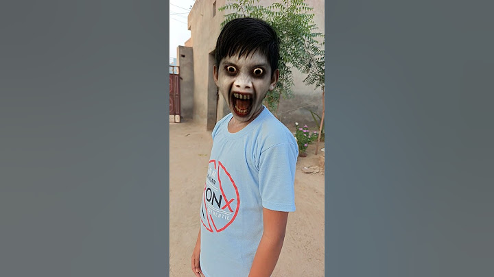 Bhai bhoot ban gaya 😱 #shorts
