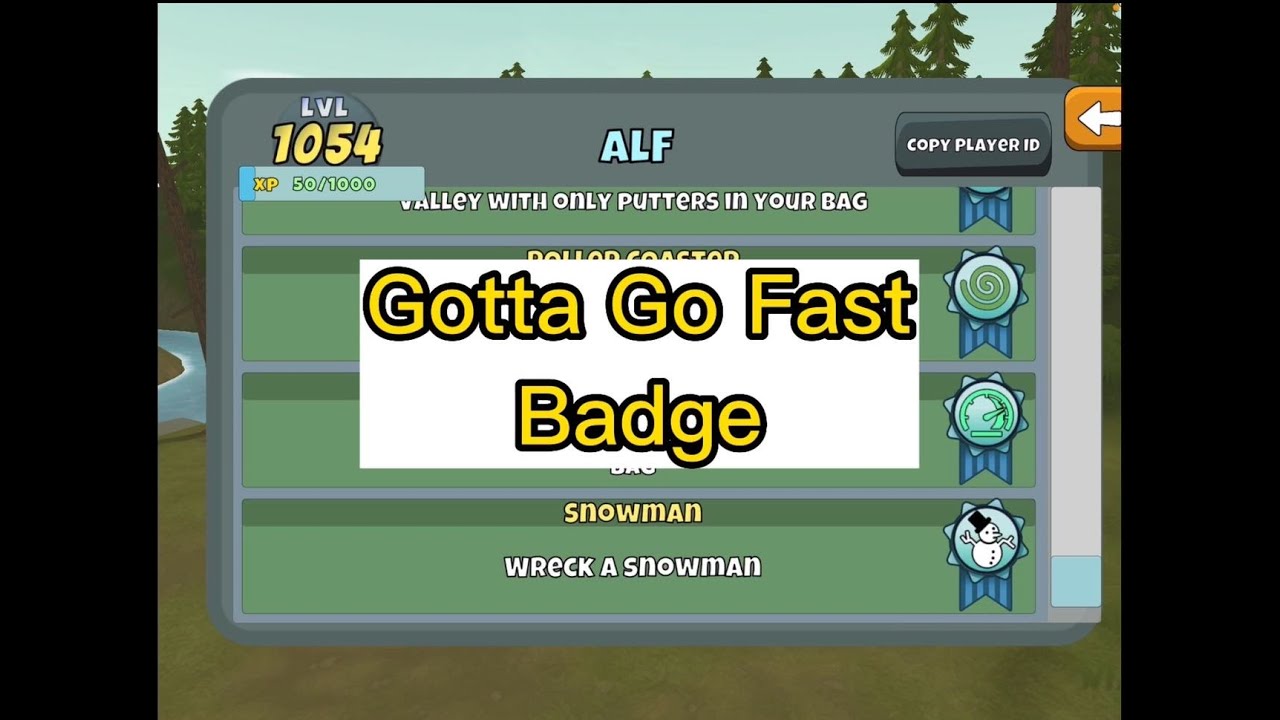 Gotta Go Fast Badge Disc Golf Valley YouTube