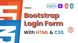 [ HTML & CSS ] Bootstrap Login Form in HTML & CSS [3]