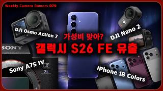 Sony Autumn Lineup Roundup! A7S IV Fate DJI Nano 2, Action 7 & Galaxy S26 FE Leaks