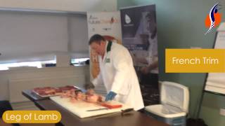 FutureChef Butchery Demo of a Leg of Lamb.