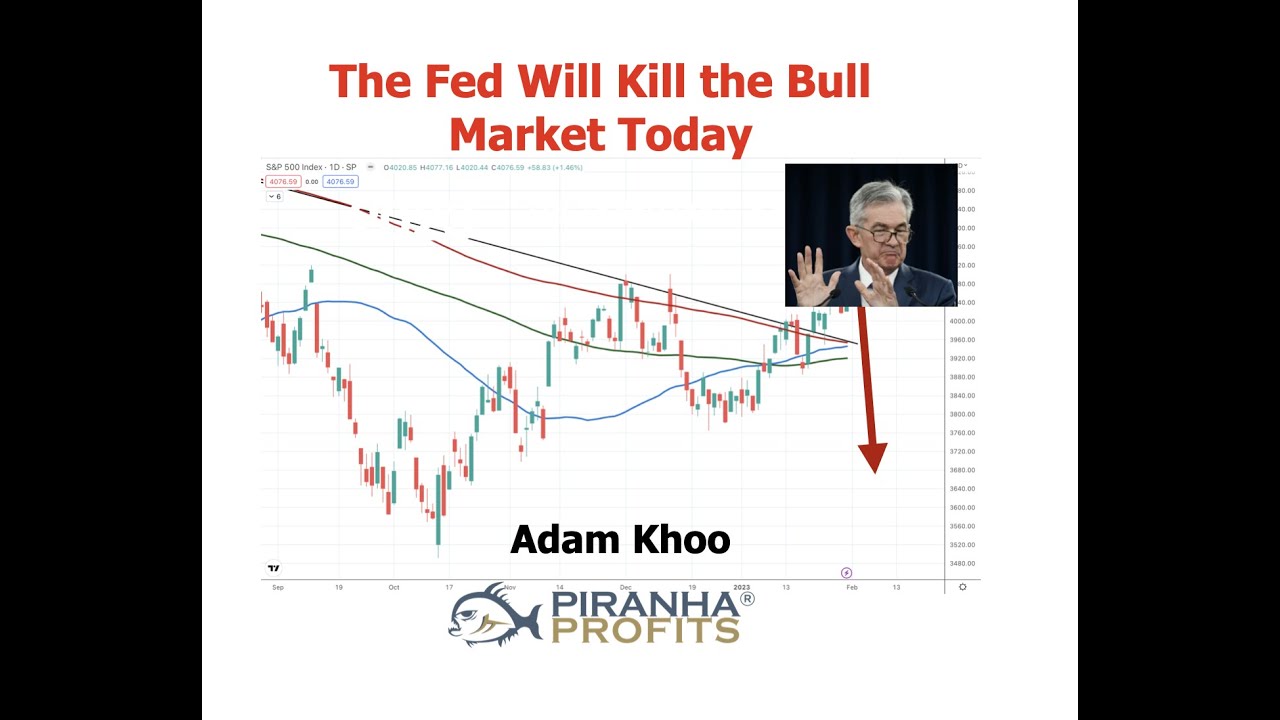The Fed Will Kill the Bull Market