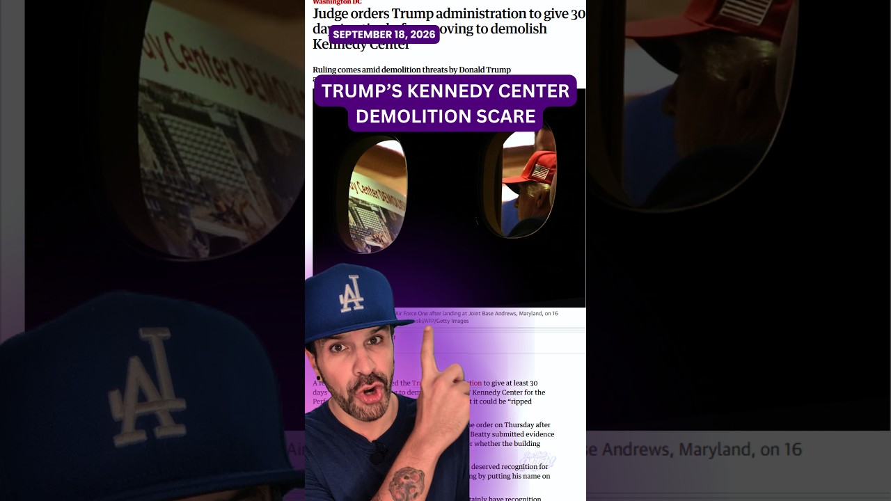 Trump’s Kennedy Center Demolition Scare