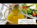 ⭐ VINAGRETA DE MIEL Y MOSTAZA para la ensalada / MUY FÁCIL