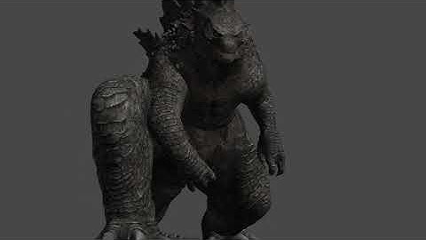 godzilla animation blender 18 #godzilla #godzillaanimation #animation #godzillafan