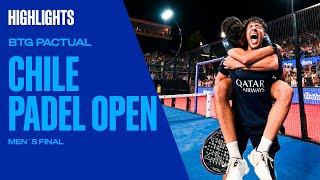 Men's Final Highlights Tapia/Coello Vs Galán/Lebrón BTG Pactual Chile Padel Open