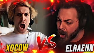 ELRAENN VS XQCOW - GREAT TWITCH BATTLE! TURKISH FLAG! | REDDIT PLACE