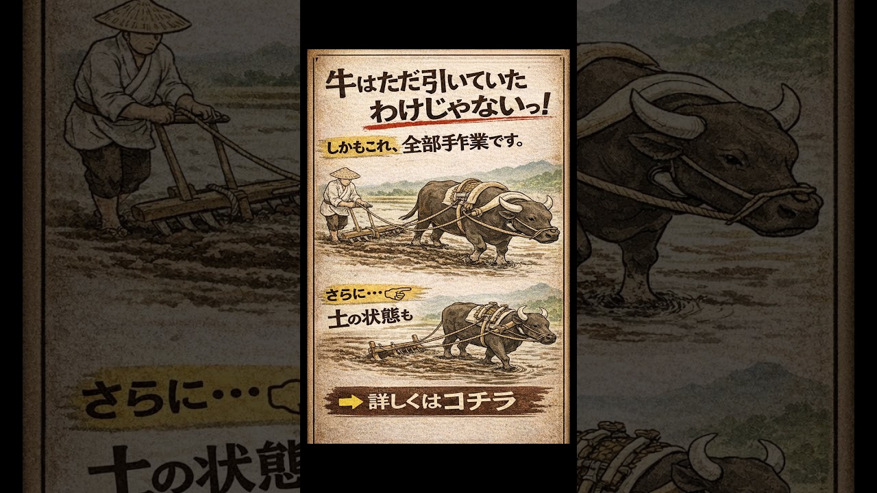 The era when oxen plowed the fields: equipment and attachments