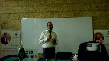Mr.Shafiq Ahmed CTP,OMG,CSS CORNER at Frere Hall Karachi