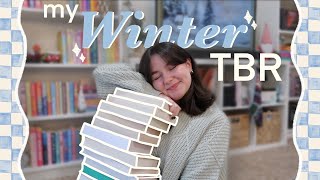 WINTER TBR *books to read this winter* ☃️🩵 Bookmas day 6
