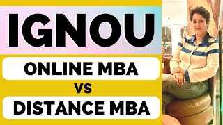 Choosing the Right MBA: IGNOU Online MBA or Distance (IGNOU ODL) MBA | IGNOU MBA Admission Guide