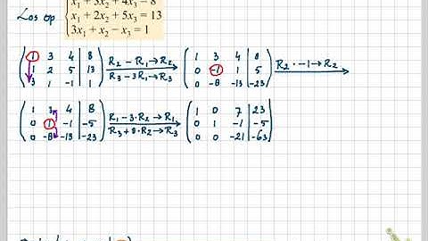 Getal en Ruimte vwo D 4.3 B Het gauss-jordanalgoritme