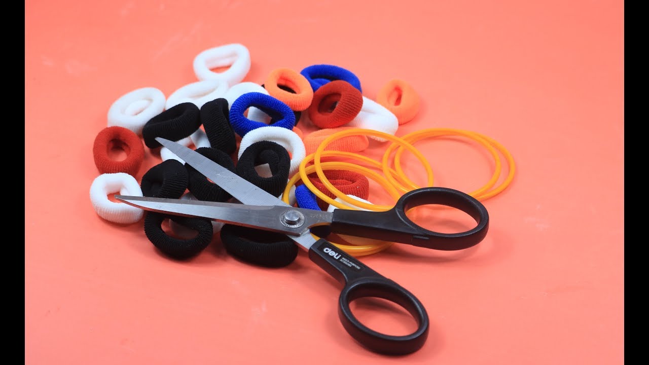 DIY Hair Rubber Bands Craft idea Hair Rubber Band Best out of