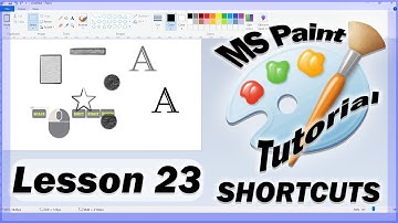 MS Paint Tutorials Lesson 23 MS paint shortcuts