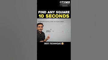 How To Find Square of Any 2 Digit Number under 10 SECONDS! 🤯 #viral #mathstricks #squaretrick