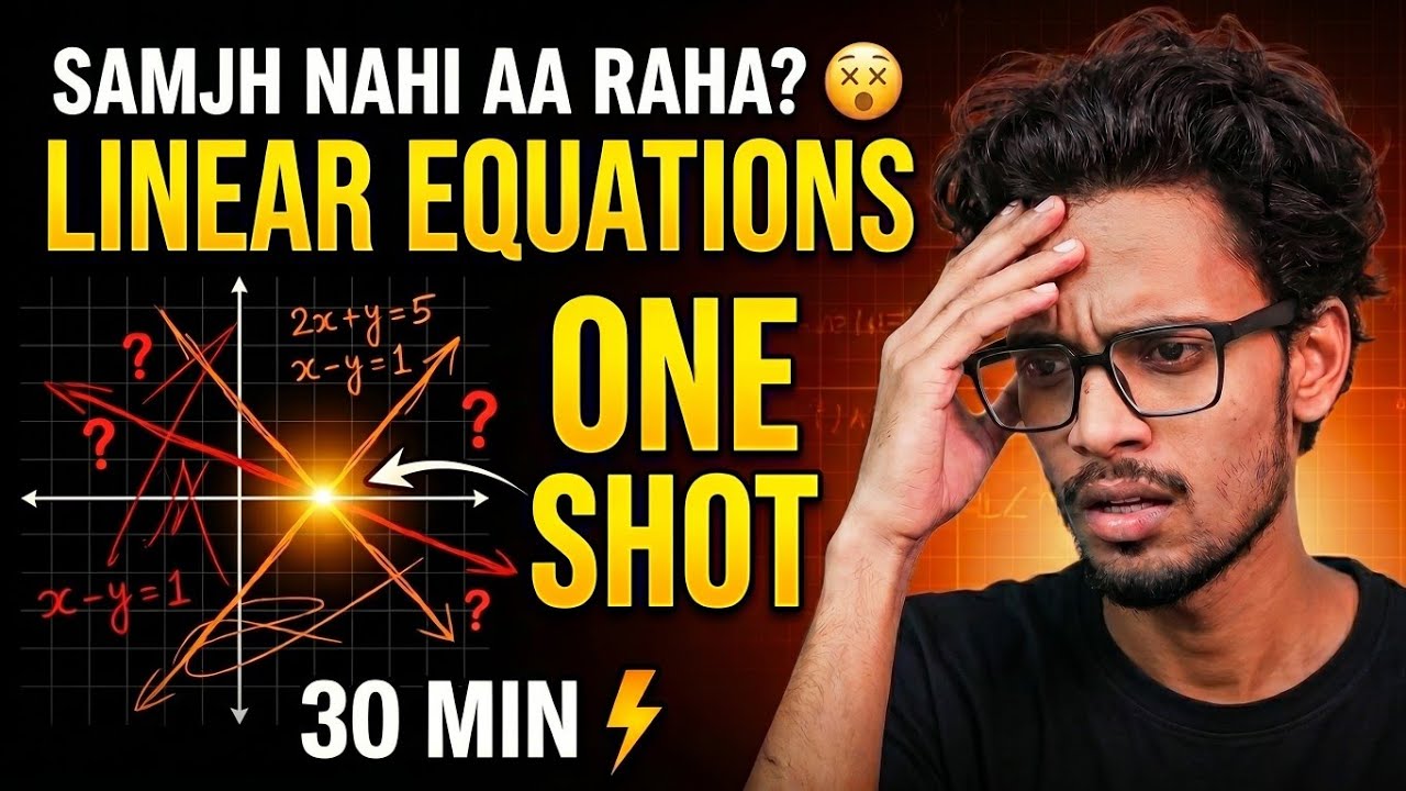 Pair of Linear Equations in Two Variables 🔥 | Class 10 Maths One Shot ...