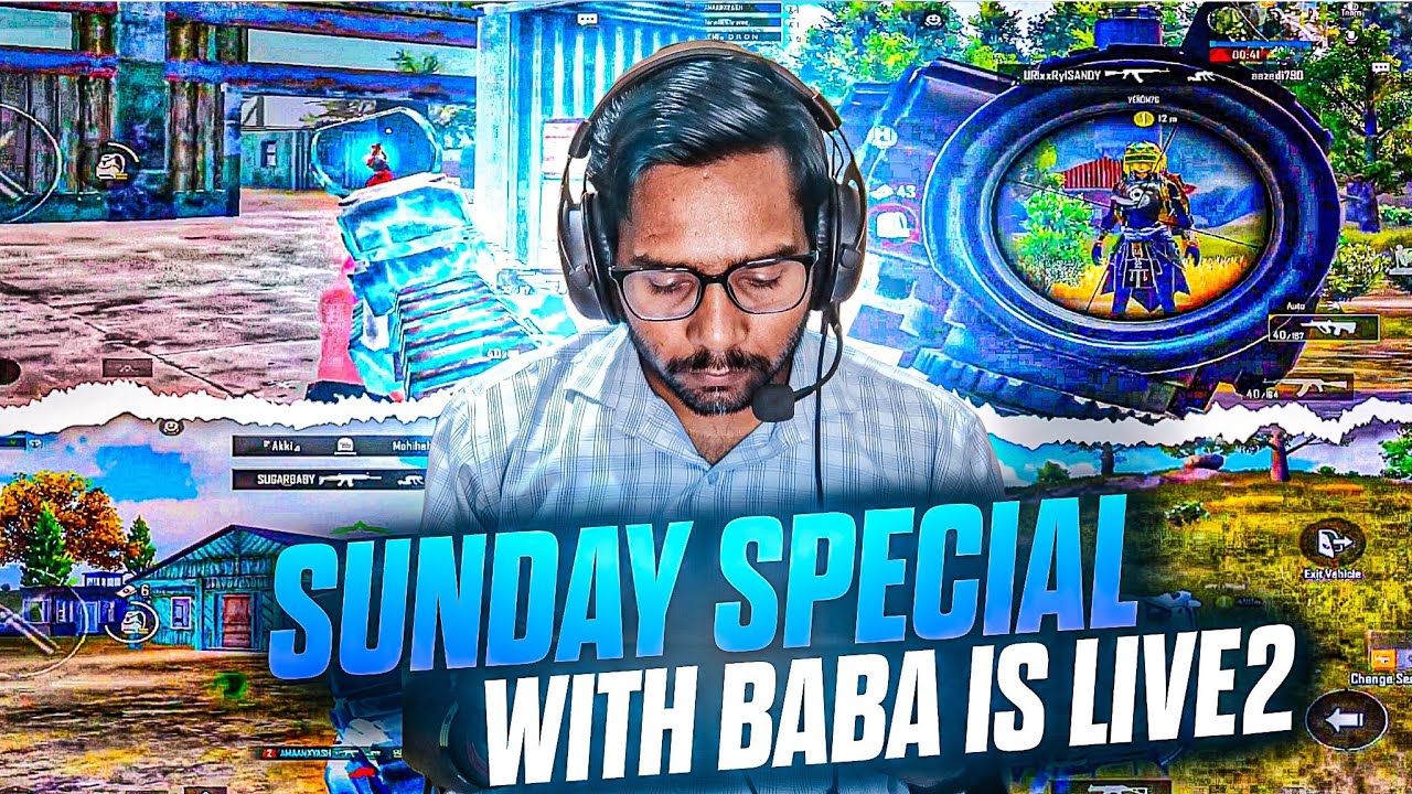 ⚡ Non-Stop Action Sunday | Intense BGMI Battles LIVE! With BABAisLIVE2 