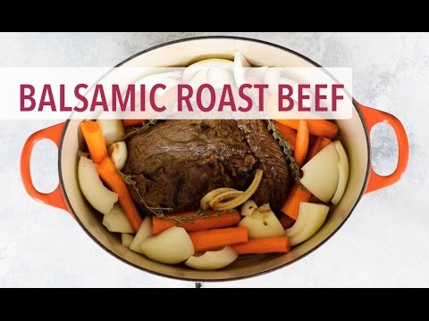 Easy Balsamic Roast Beef